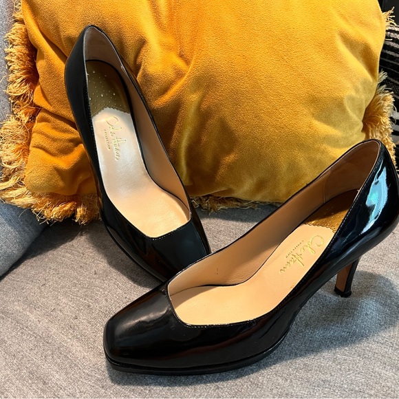 Cole Haan Black Patent Leather Heels W7 - Picture 1 of 8